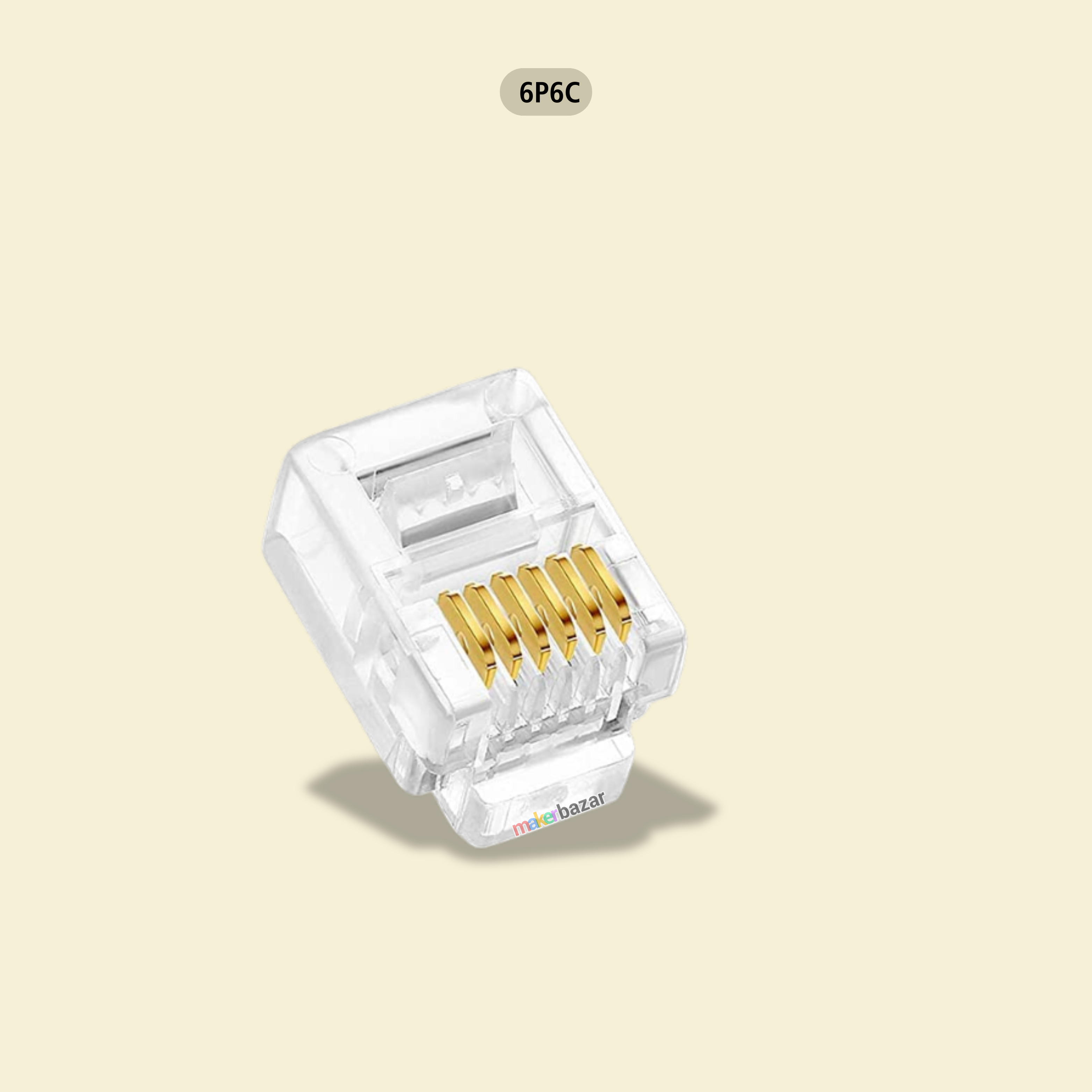 Generic: RJ11 Male Telephone Plug Connectors (ADSL & Telecom)