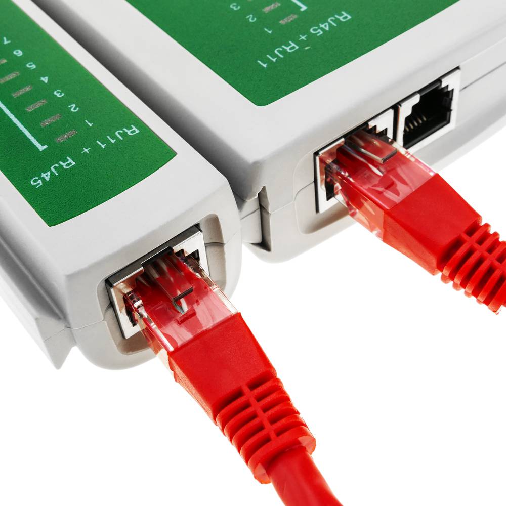 Cable Tester For Rj Handheld LAN Cable Tester for RJ45 RJ11 Cat5 Cat6 Network Cable