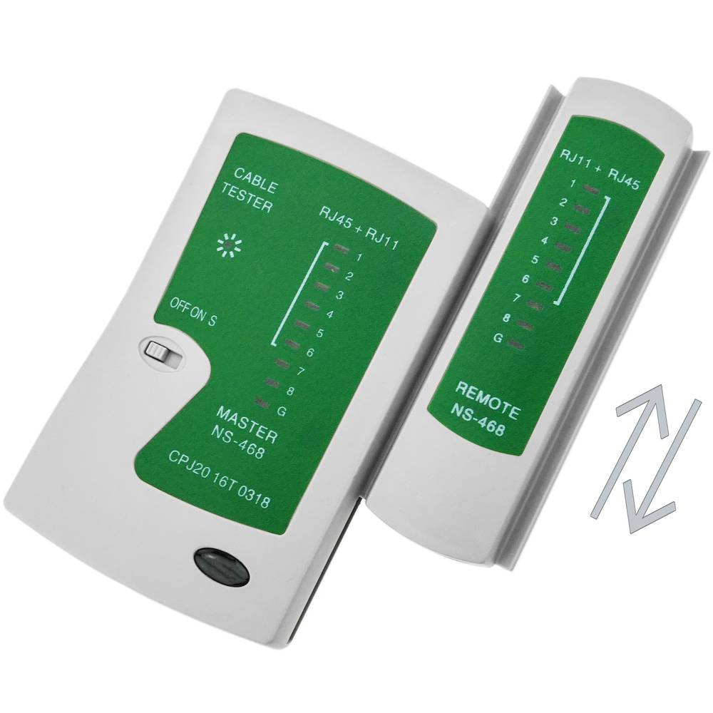 Cable Tester For Rj Handheld LAN Cable Tester for RJ45 RJ11 Cat5 Cat6 Network Cable