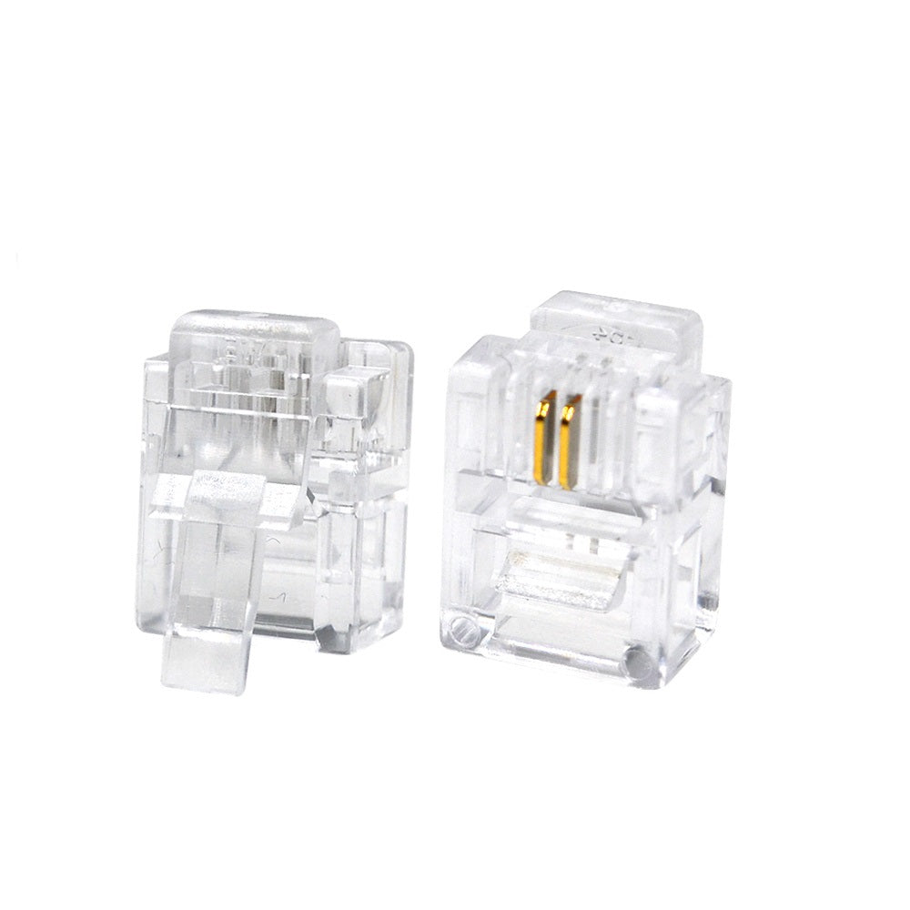 Generic Rj11 Connector RJ11 Connector 6P2C Male Telephone Plug