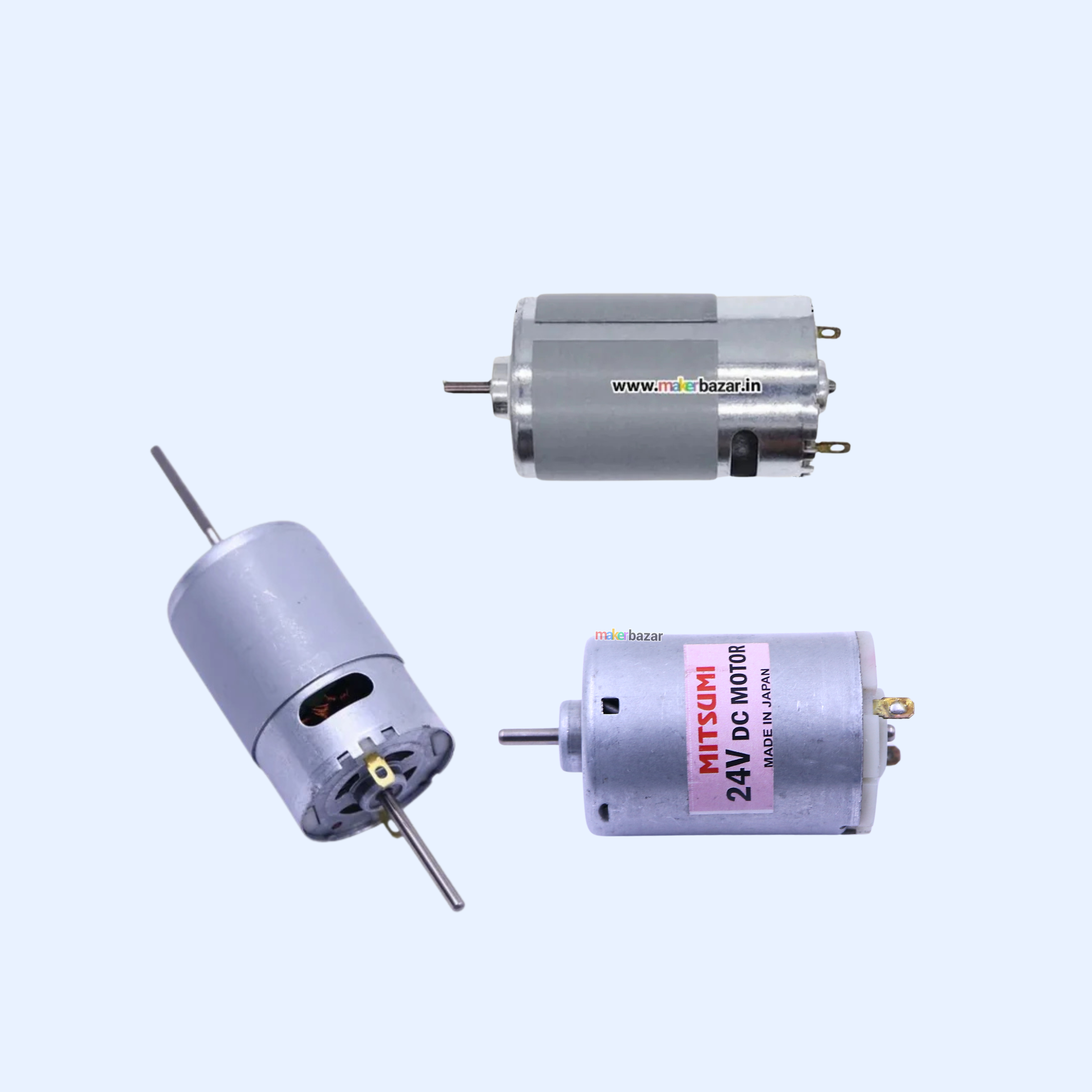 12VDC RS-555 Motor (With Cap) [Bush-Type]