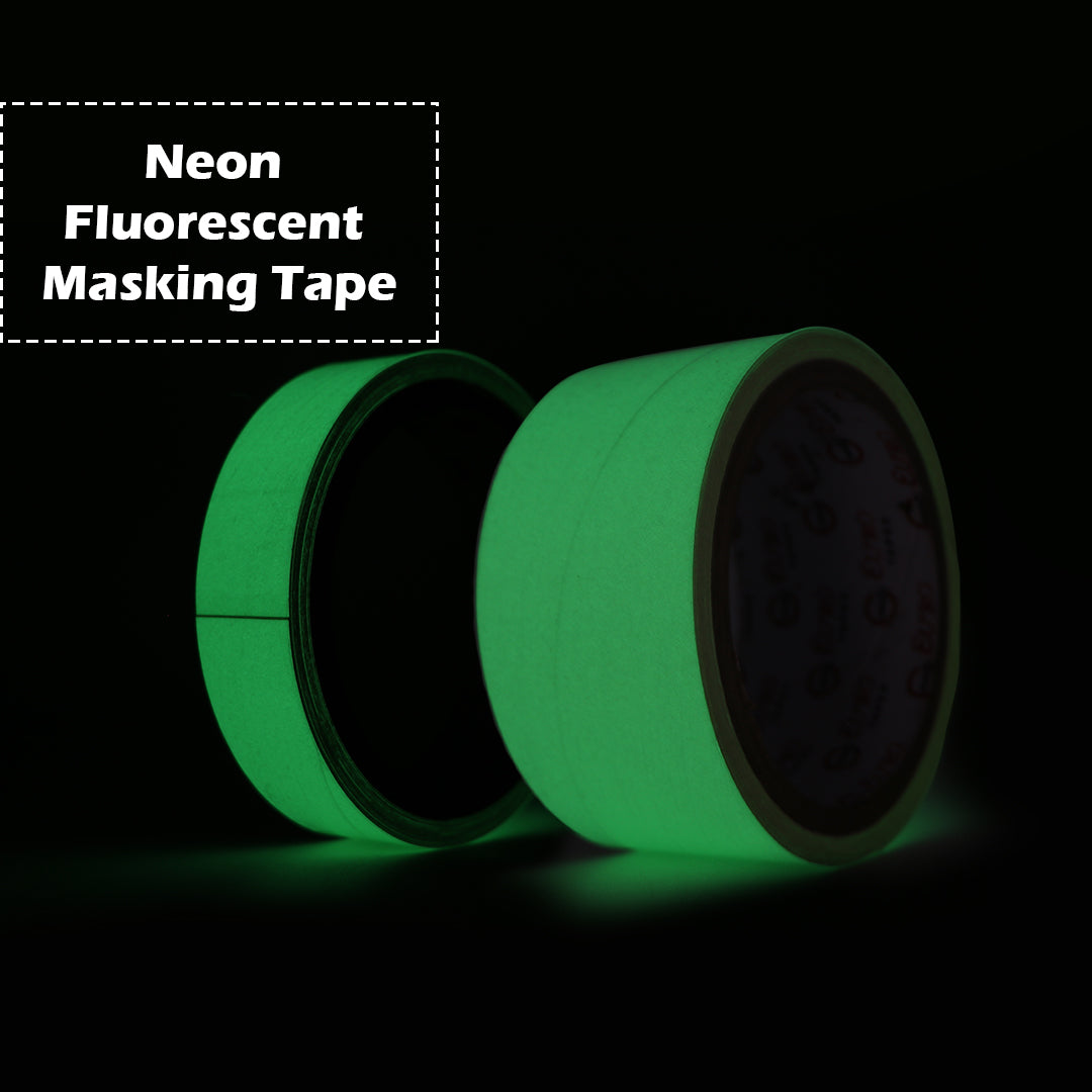 Neon Fluorescent Masking Self Adhesive Plastic Tape