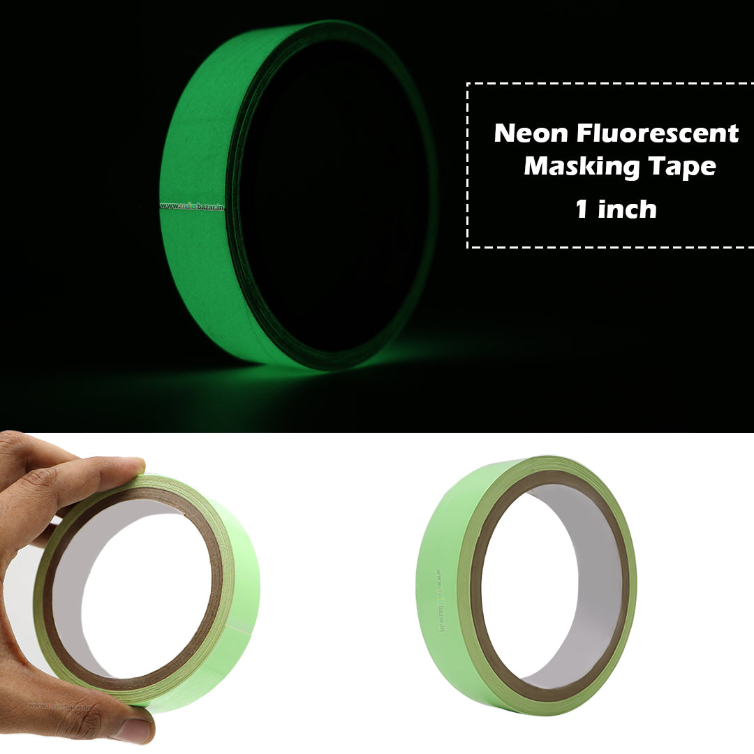 Neon Fluorescent Masking Self Adhesive Plastic Tape