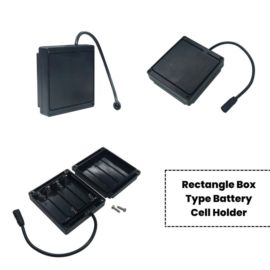 Box Type Battery Mini Waterproof Plastic 1.5V AA Battery Holder Box