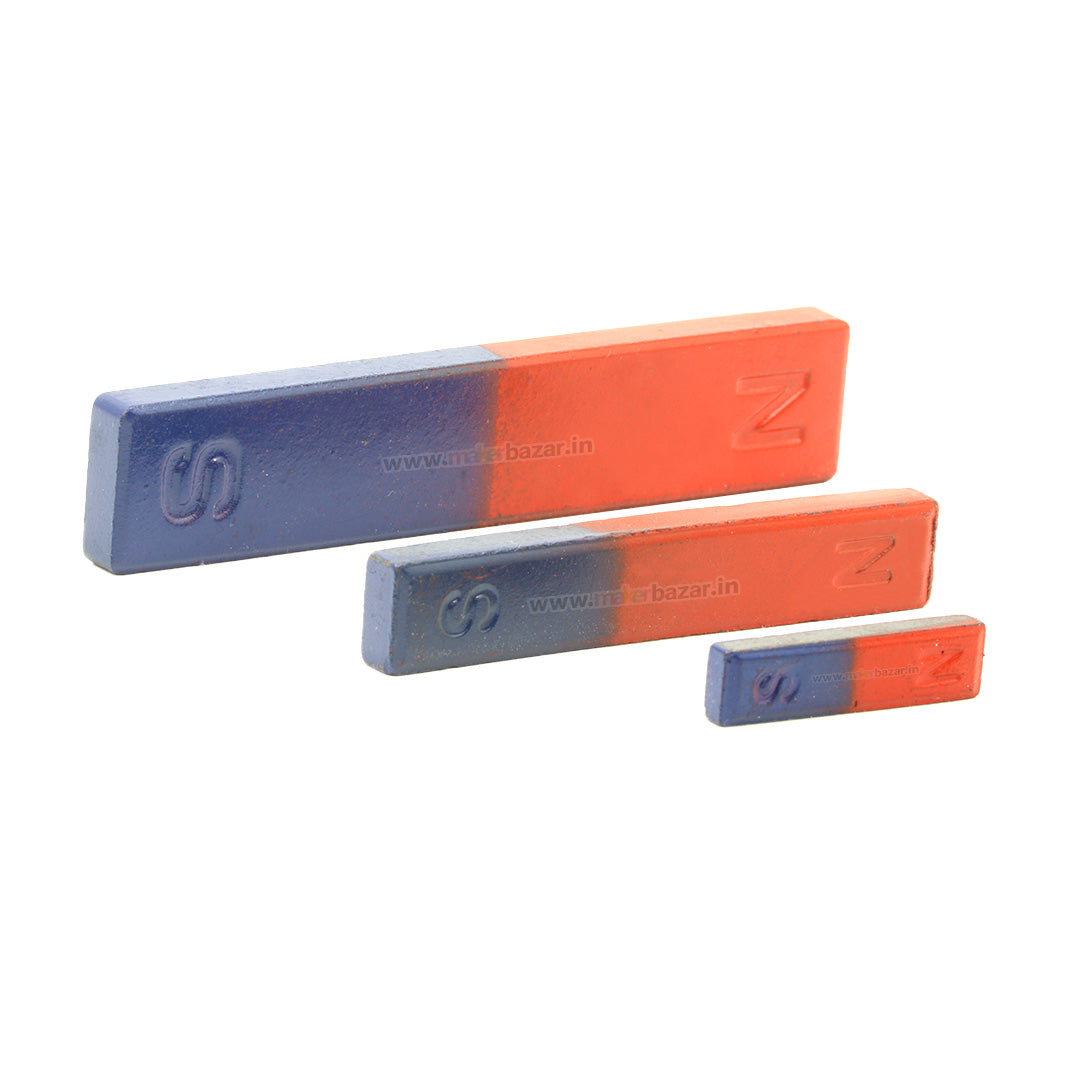 Rectangular Pole Bar Magnet (10cm X 2cm)