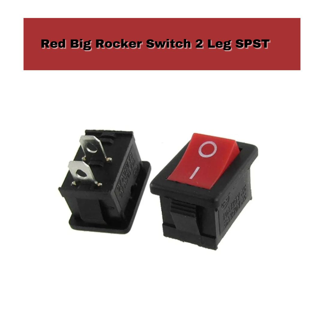 KCD1 Big Rocker Switch 2 Leg SPST