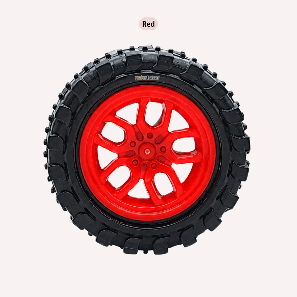 30x11mm DIY Plastic Wheels for 2mm Shaft RC Toys Motor