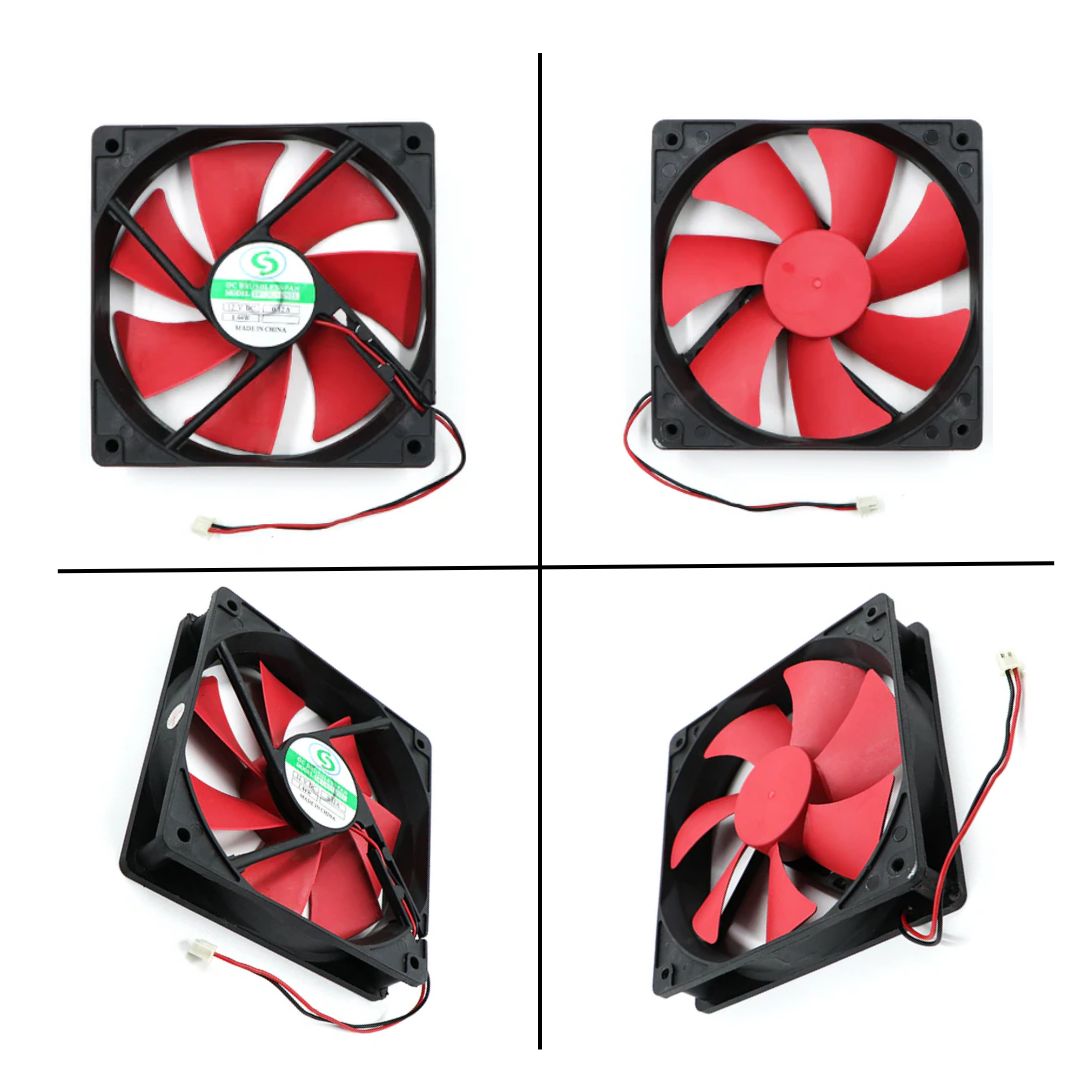 12025 12V Colored DC Cabinet Cooling Fan/CPU Fan 4.7x1inch