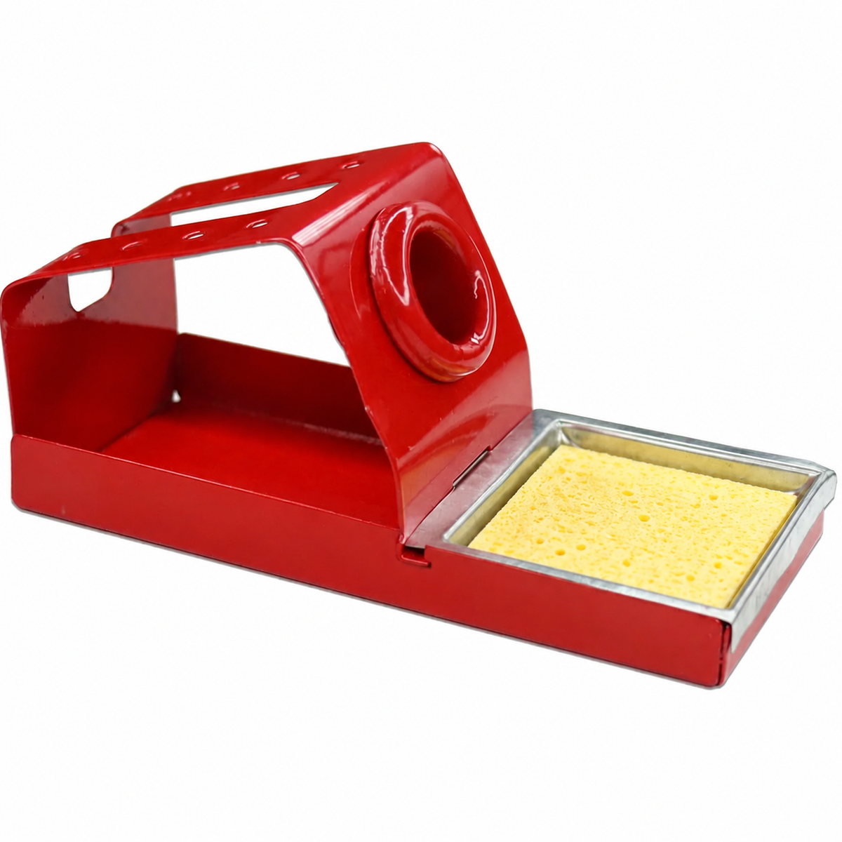 [Type 2]: Metal Soldering Iron Stand - With Sponge