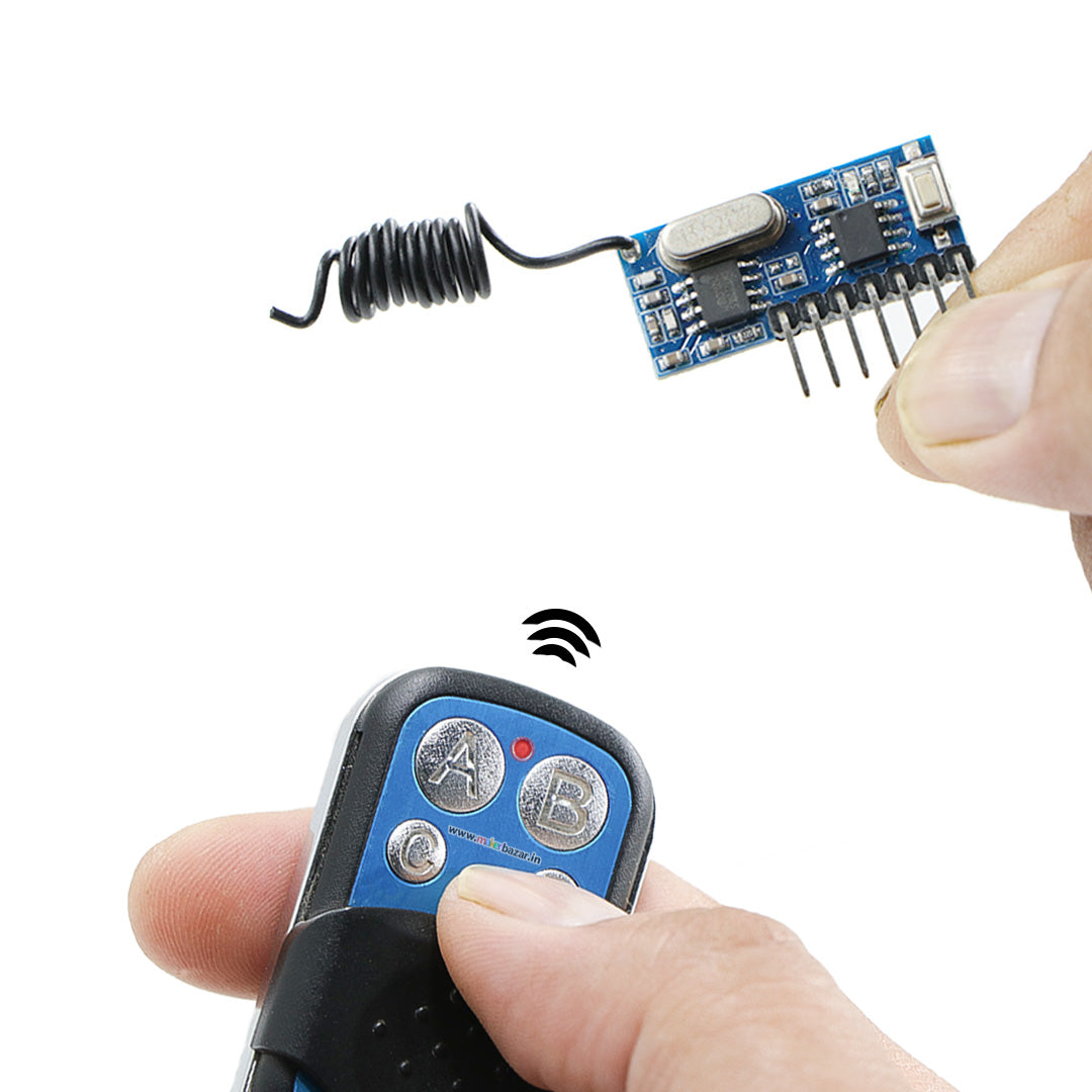 Rf Remote Control Circuit DC2V 433.92 MHz 1CH Radio Frequency Remote