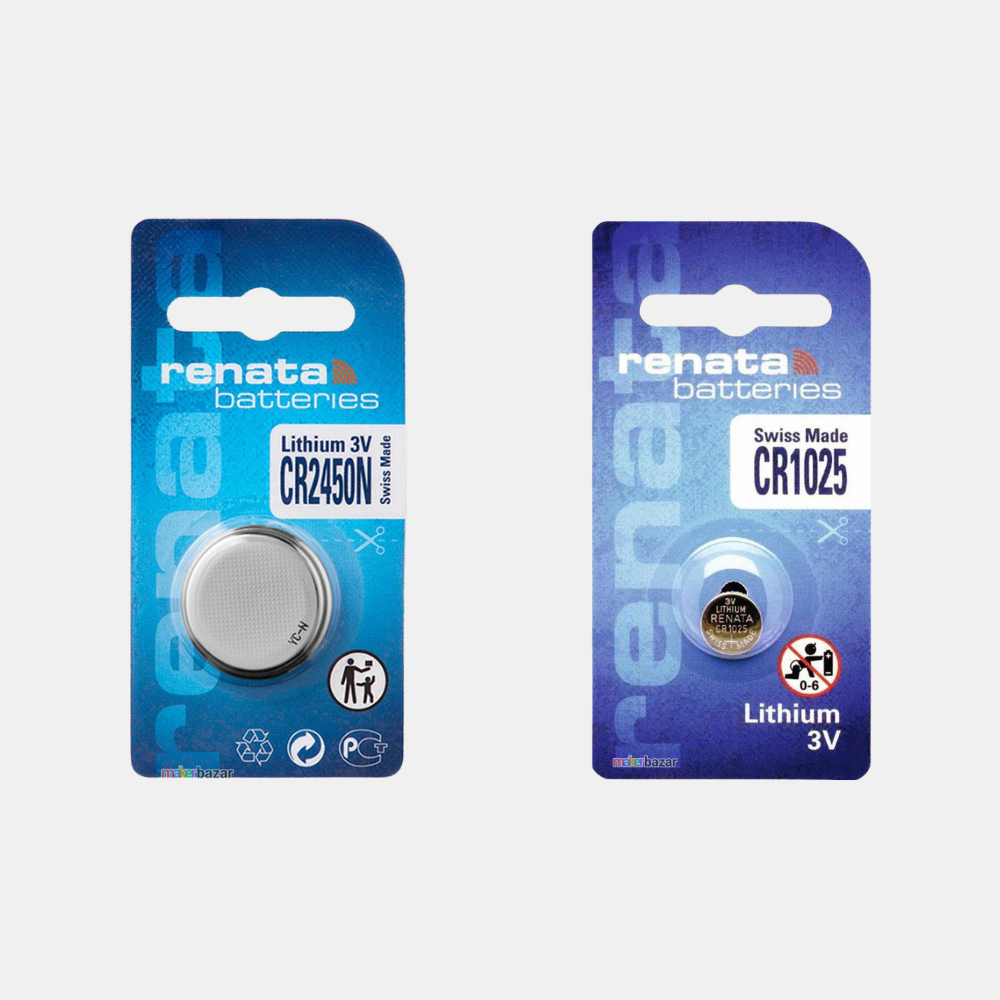 Renata 3V CR-Series Coin Button Cell Lithium Battery
