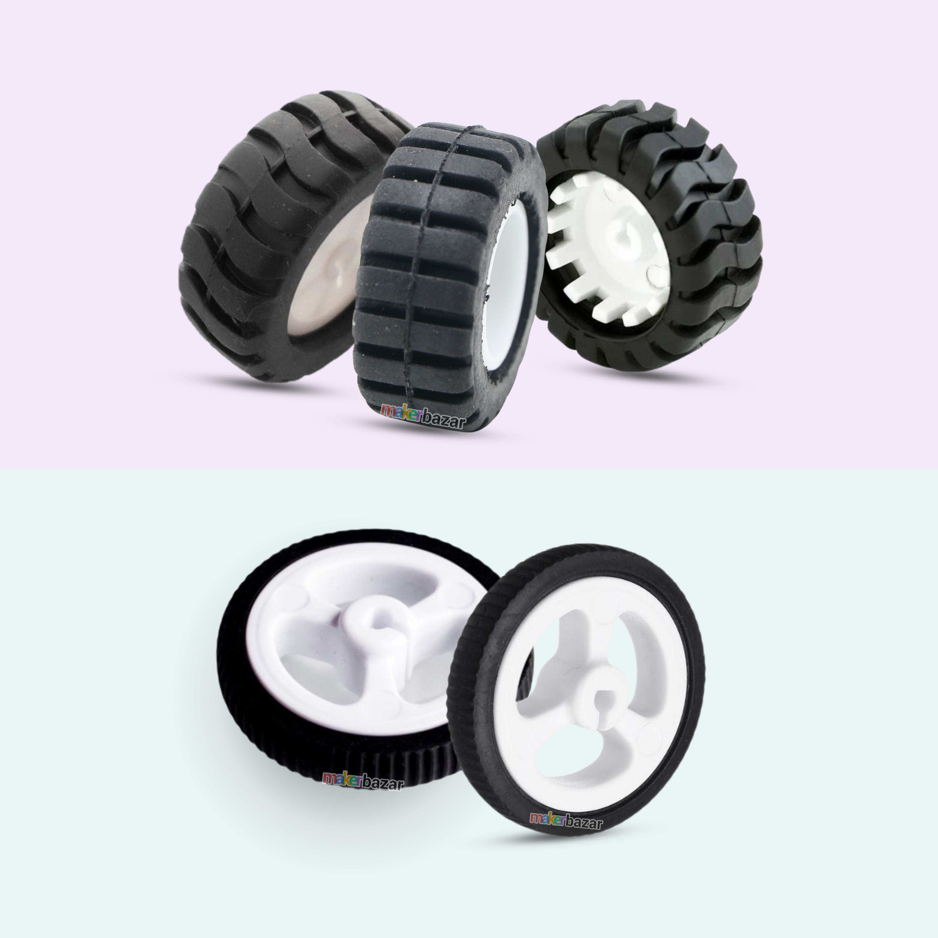 Rubber Wheel Tyre for N20 Gear Motor