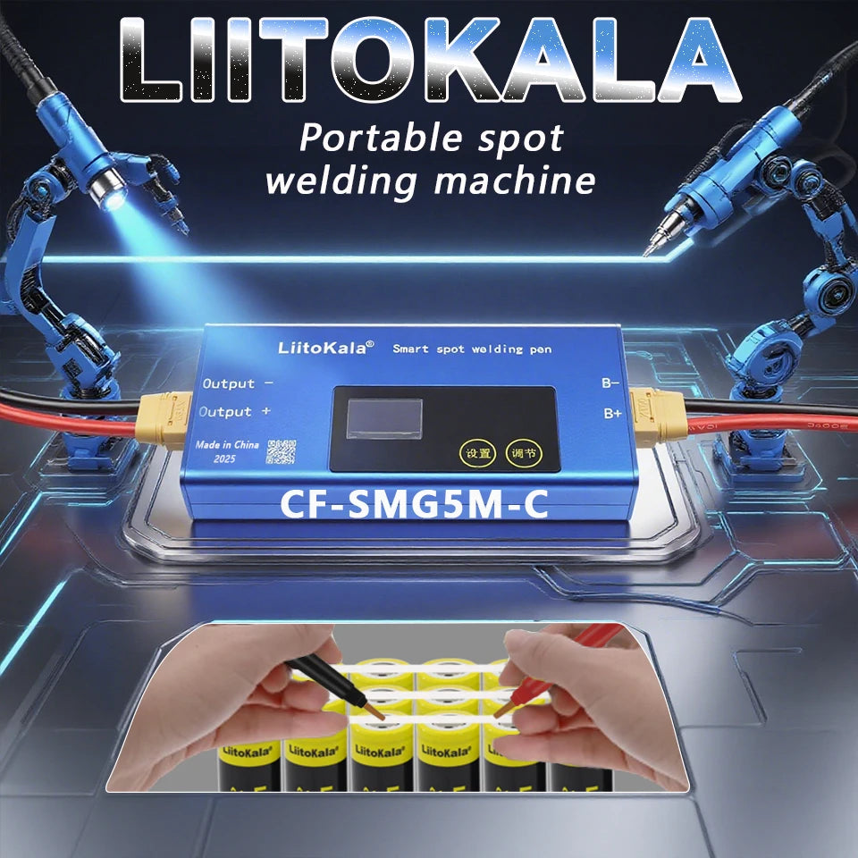 LiitoKala Smart Portable Spot Welding Machine with OLED Display