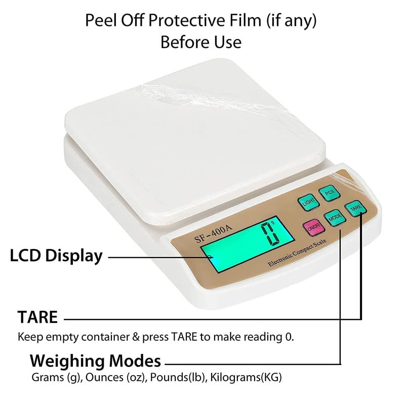 SF-400A 10kg Digital Weighing Scale for DIY/Home Use