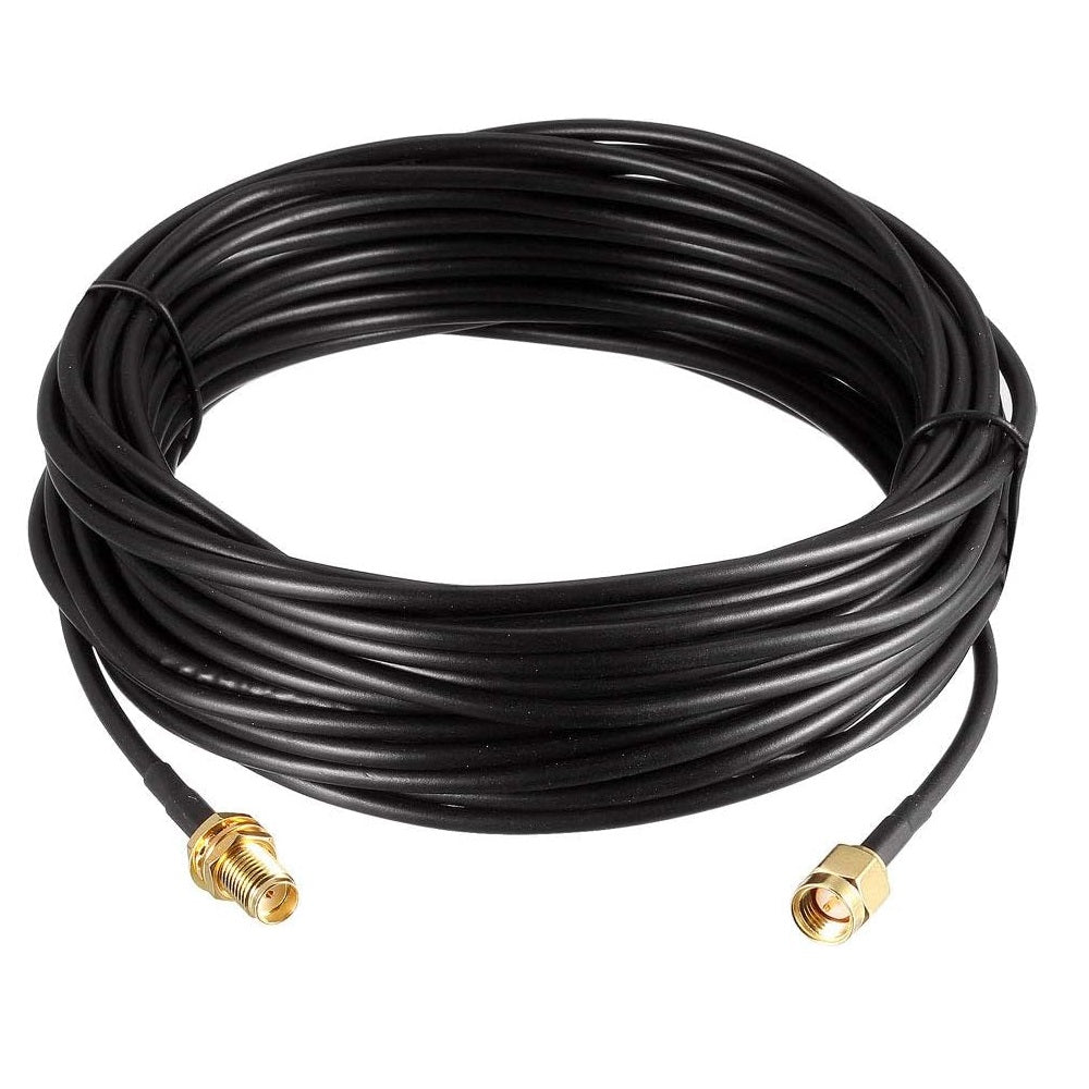 SMA Male to SMA Female RG-174 Low Loss Coaxial Jumper RF Antenna Wifi Router Cable