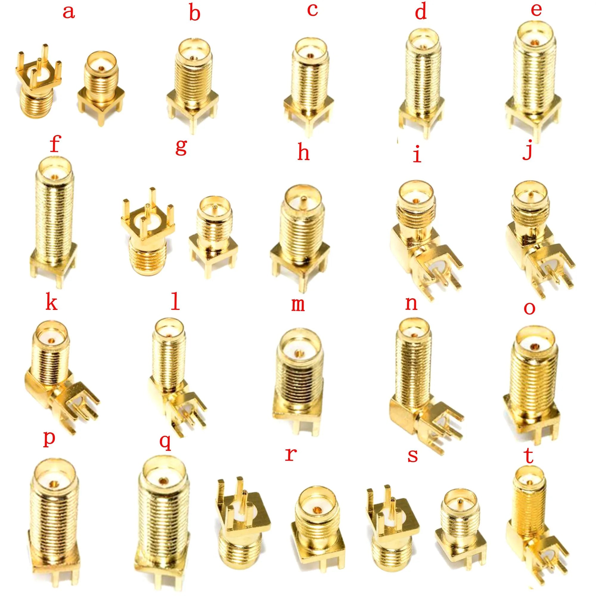 SMA Female Connectors Thru-Hole