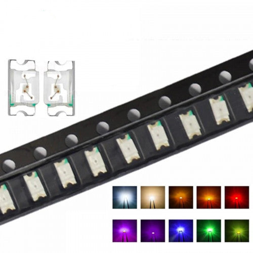 Small Chip Led Array 1206 SMD LED Clear/Transparent Chip Type