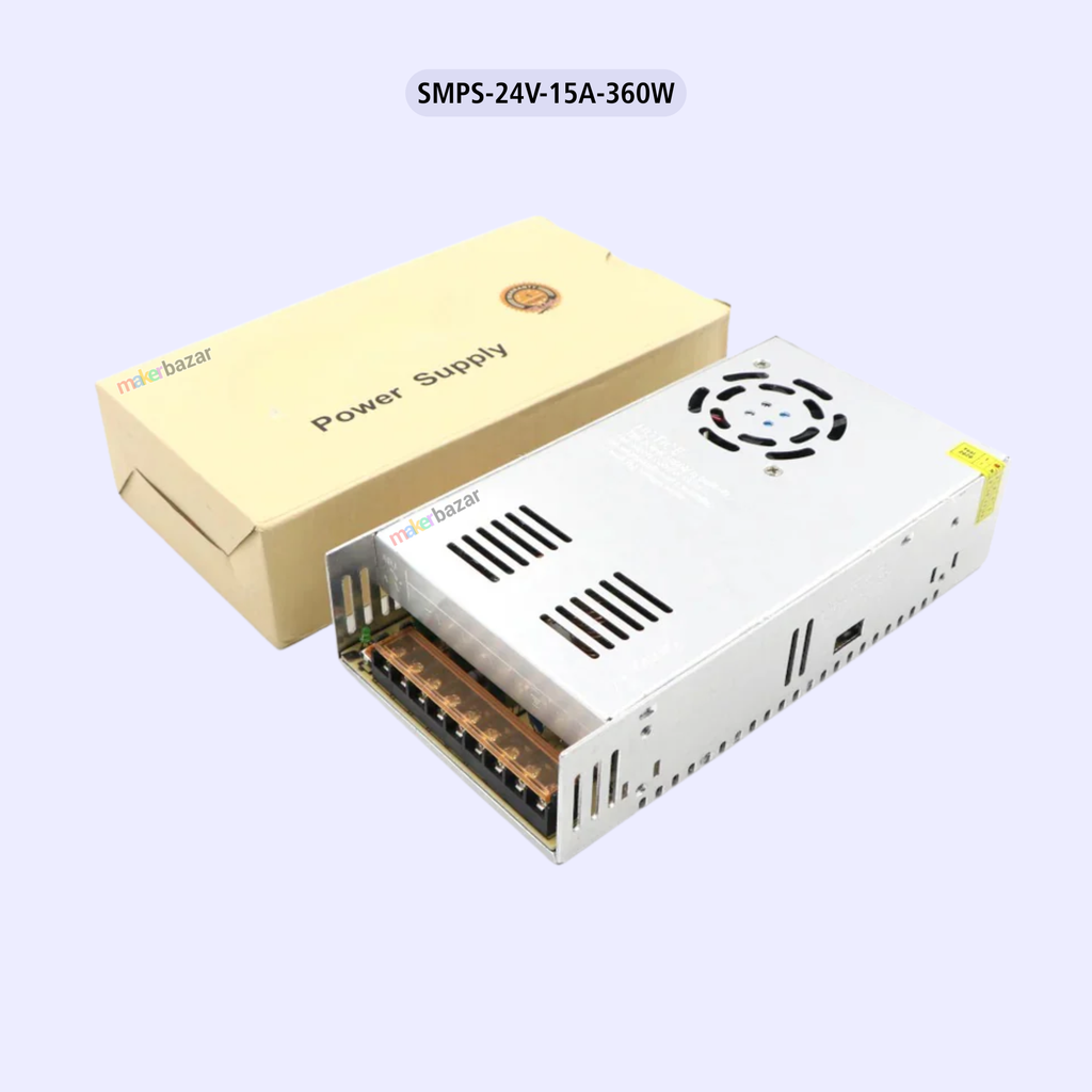 Buy LED Light Indoor Power Supply – 24V SMPS (5A to 20A) Metal Case