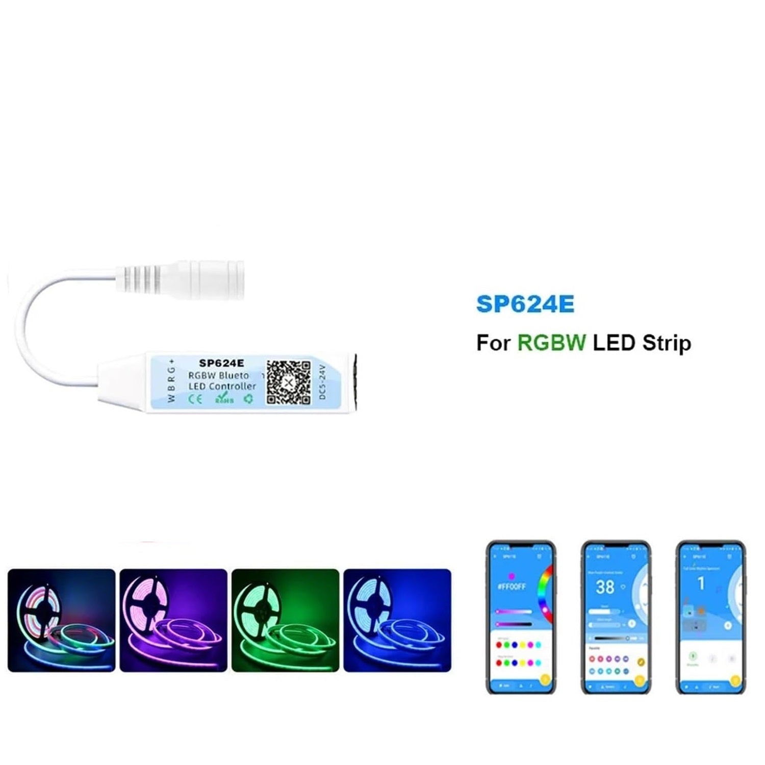 SP-Series Mini Bluetooth LED Strip Controller App Based Module