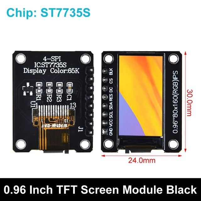 ST7735/ST7789 TZT TFT Display SPI HD Colour Screen