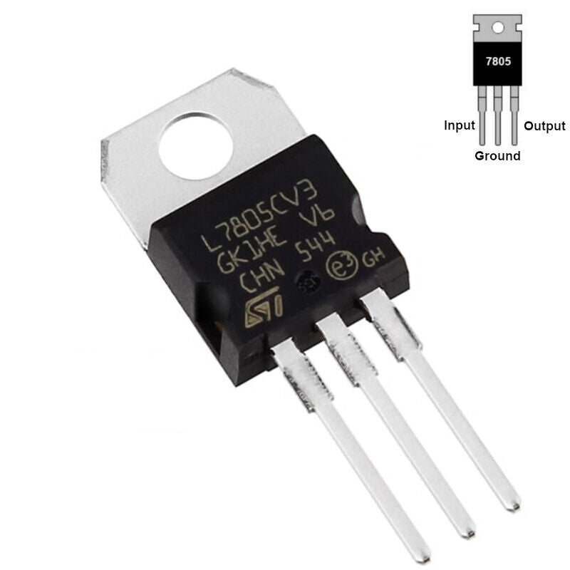 STMicroelectronics: 78xx Series Positive Linear Voltage Regulator TO-220 IC