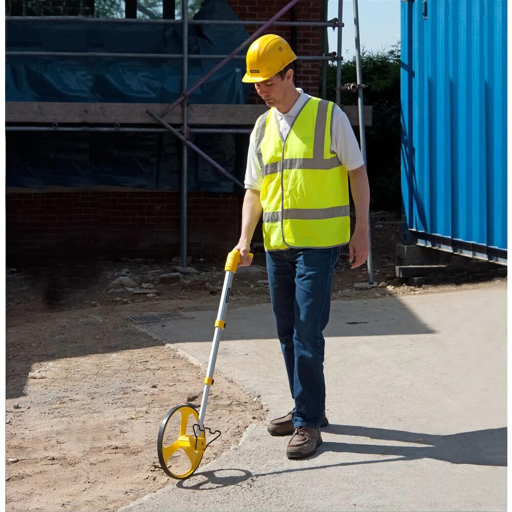 STANLEY MW40M 12" 1000m Measuring Wheel for Professional & Industrial Measuring Operations with Hassle-Free Readings