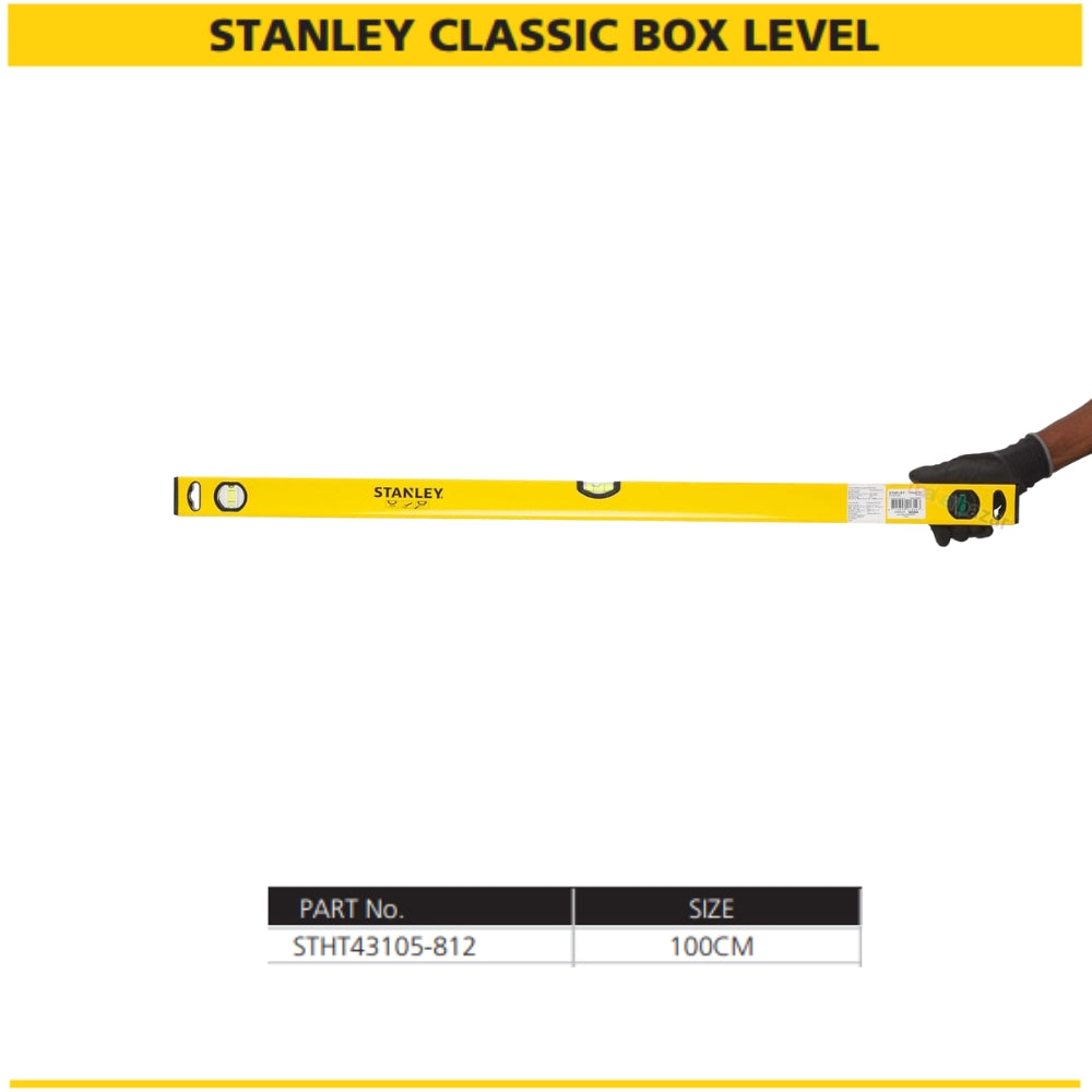 Stanley Classic Box Level Aluminium Spirit Level Tool