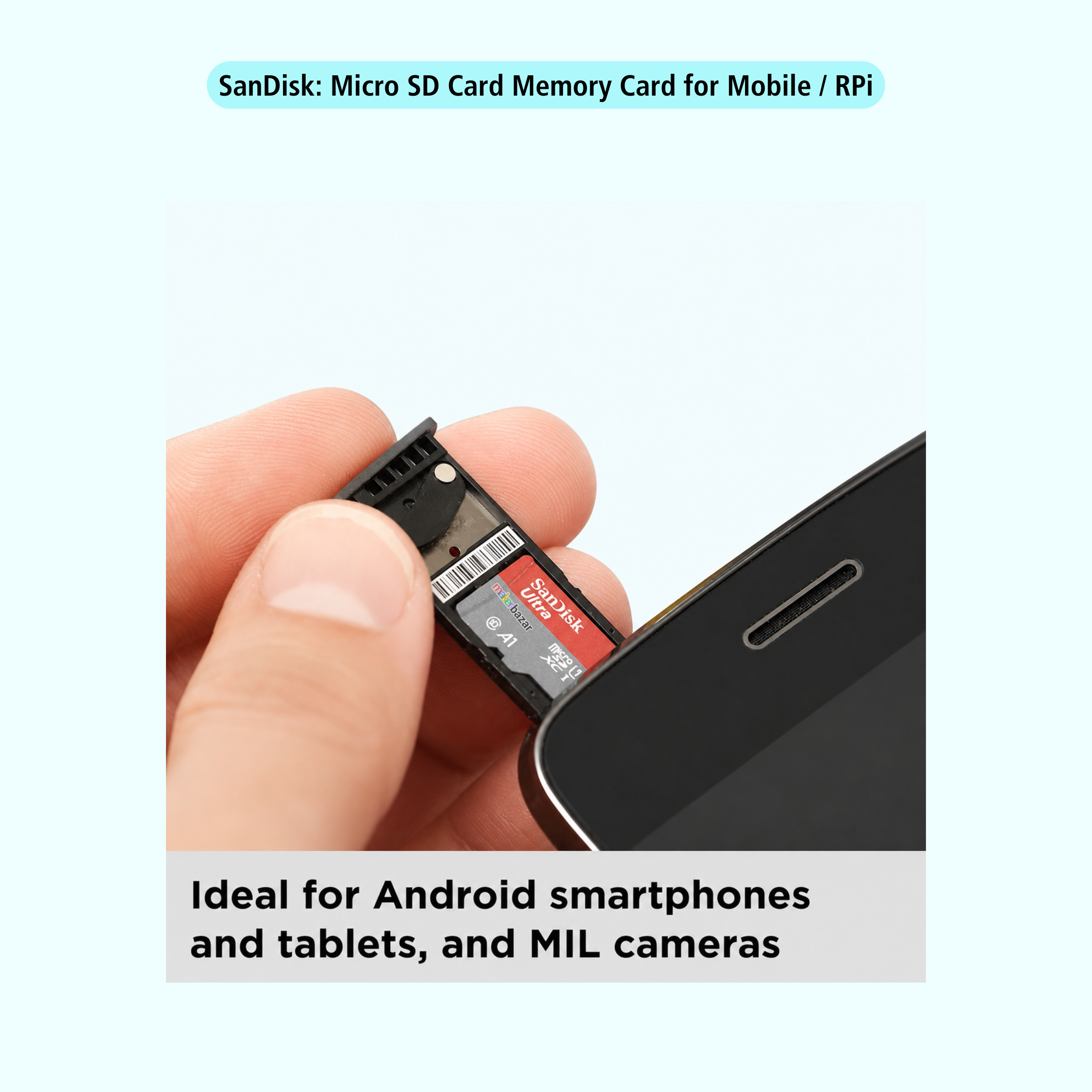 SanDisk: Micro SD Card Memory Card for Mobile / RPi