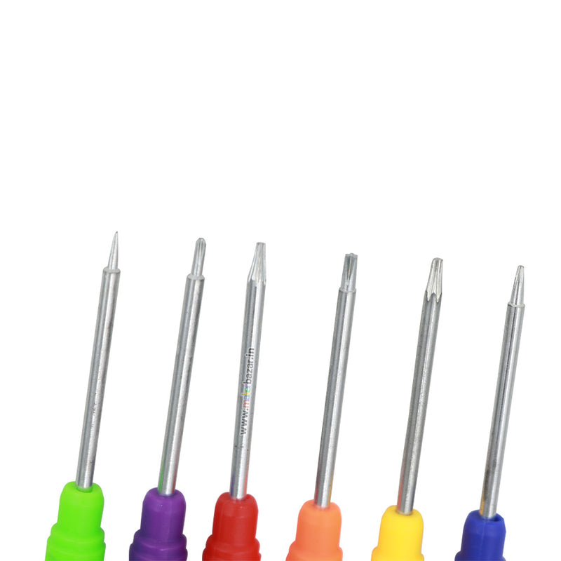 Generic: 6pcs Precision Mini Screwdriver Set (Plastic Handle)