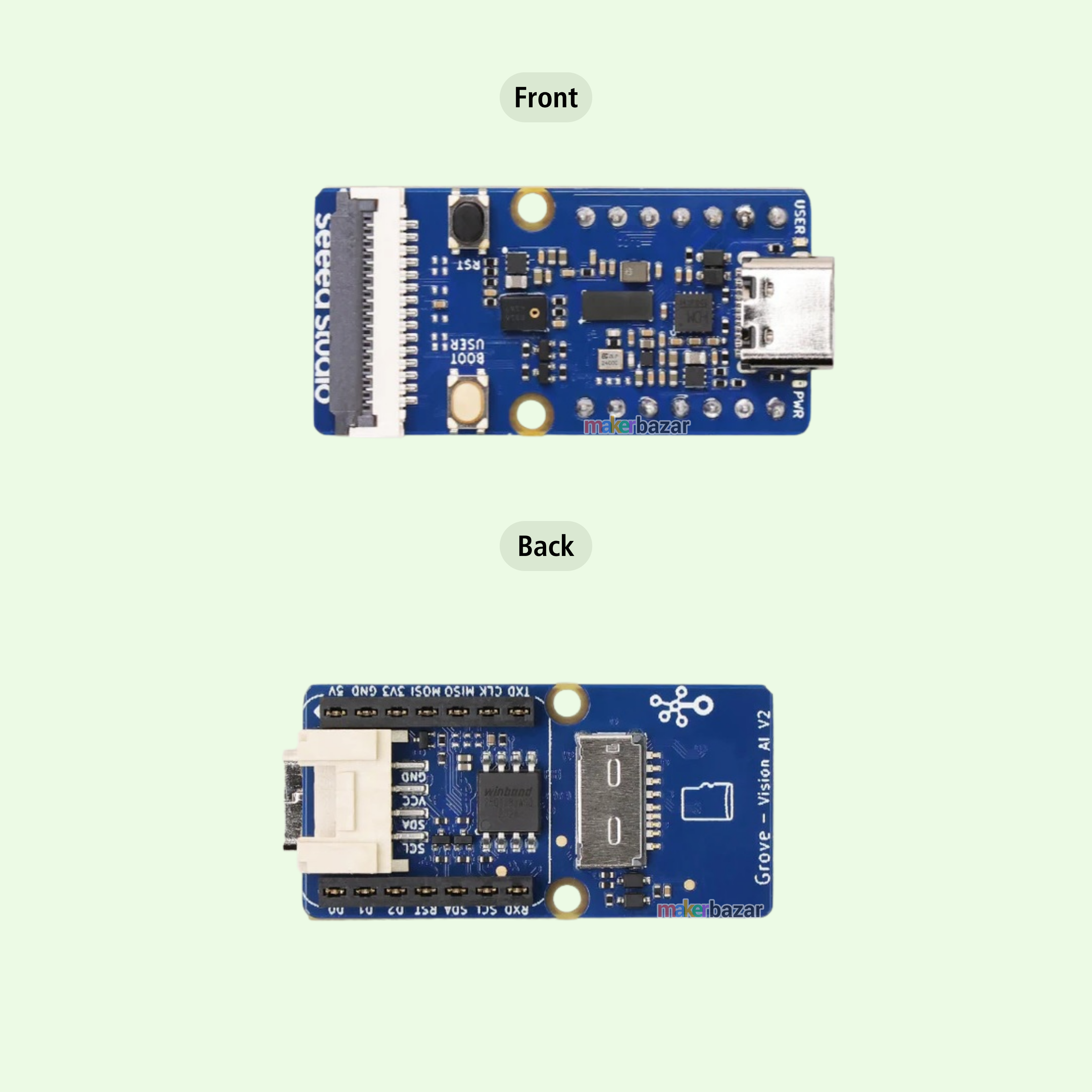 Seeed Studio Grove Vision AI Module V2 Cortex-M55 Ethos-U55 AI Board