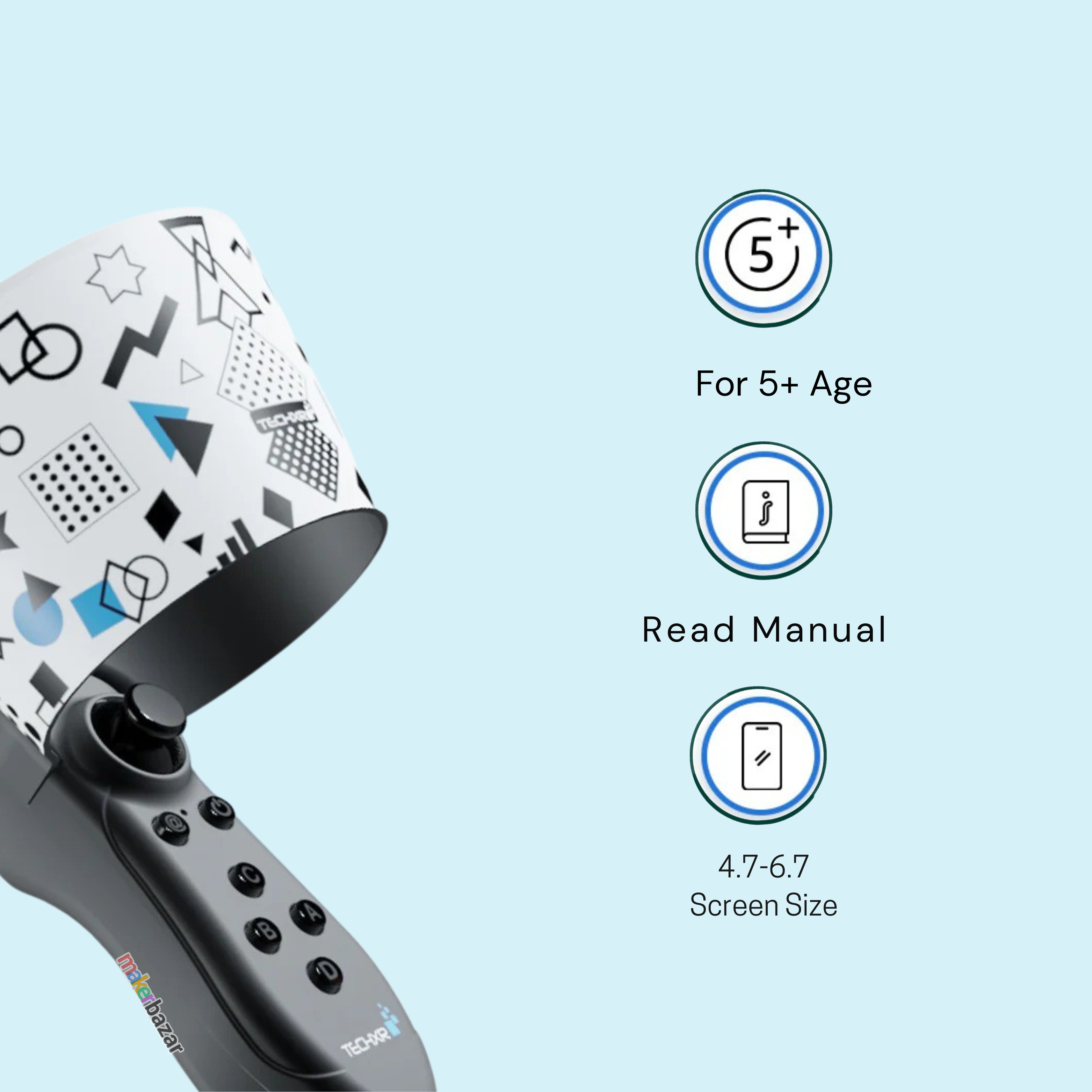 SenseXR AR/VR Educational Controller 6DoF Smartphone Learning Tool