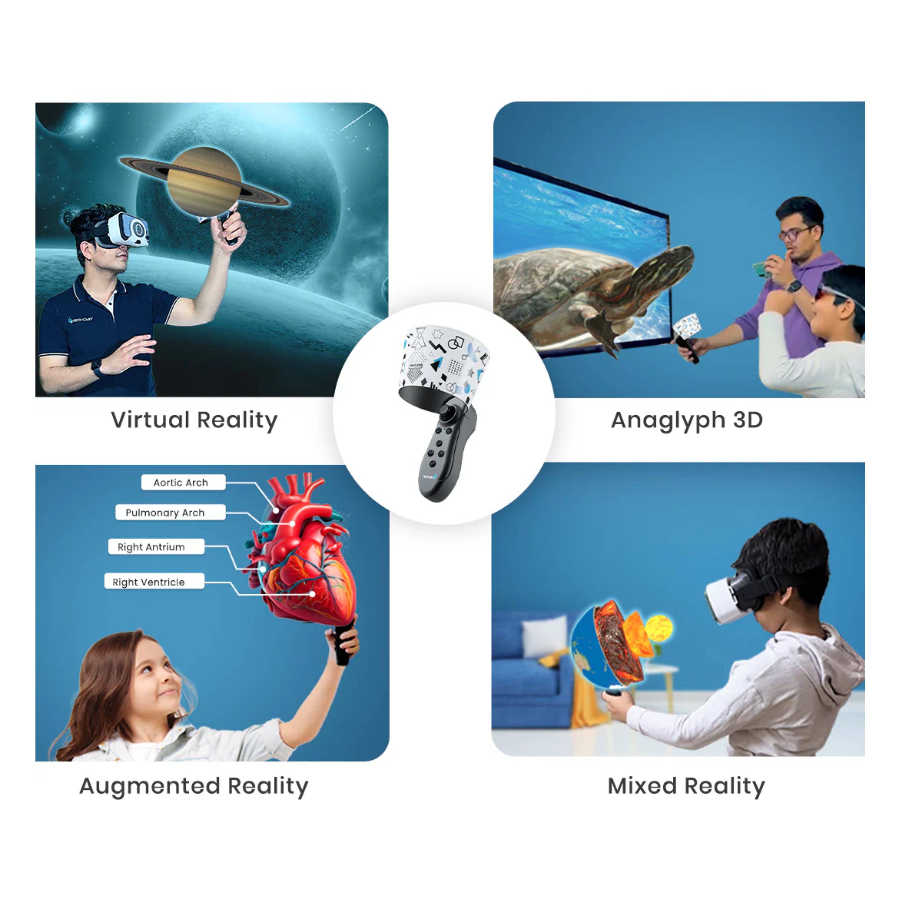 SenseXR AR/VR Educational Controller 6DoF Smartphone Learning Tool