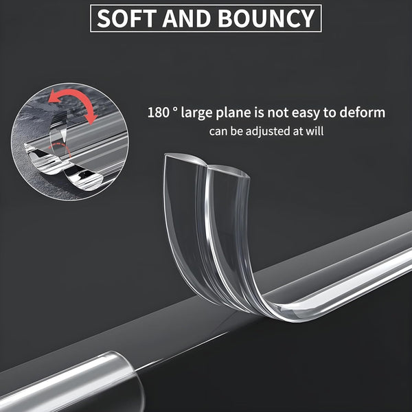 Transparent Table Edge Guard – Safety Protection Strip for Furniture ...
