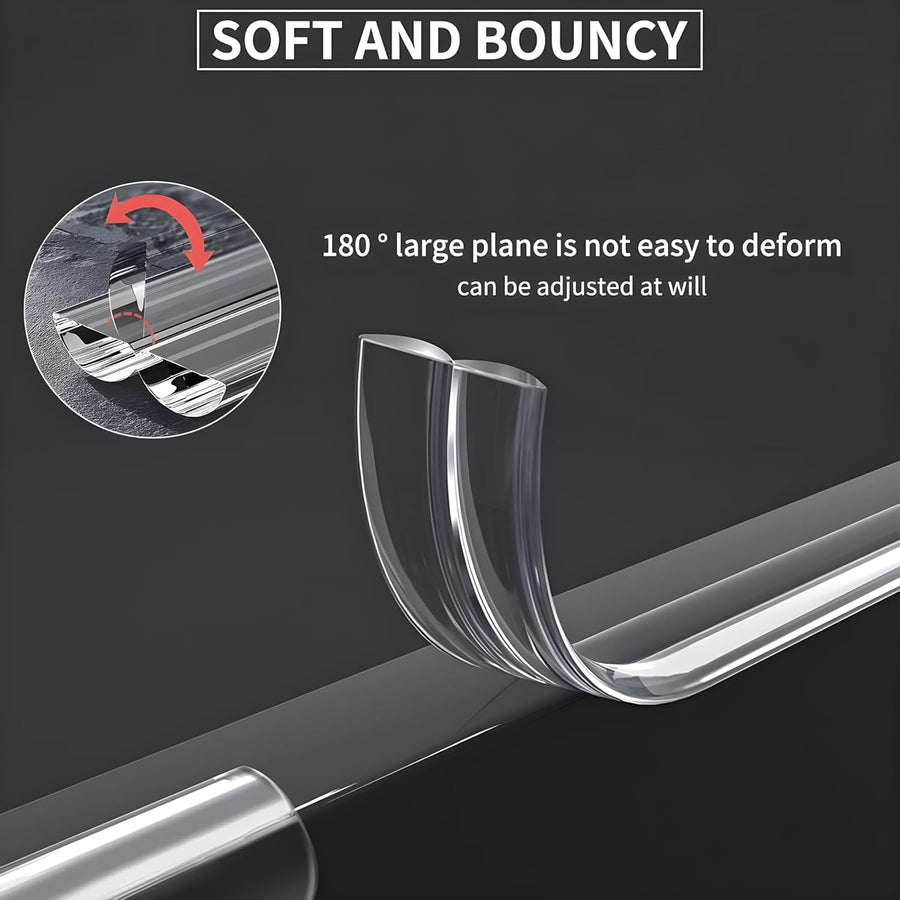Transparent Table Edge Guard – Safety Protection Strip for Furniture ...