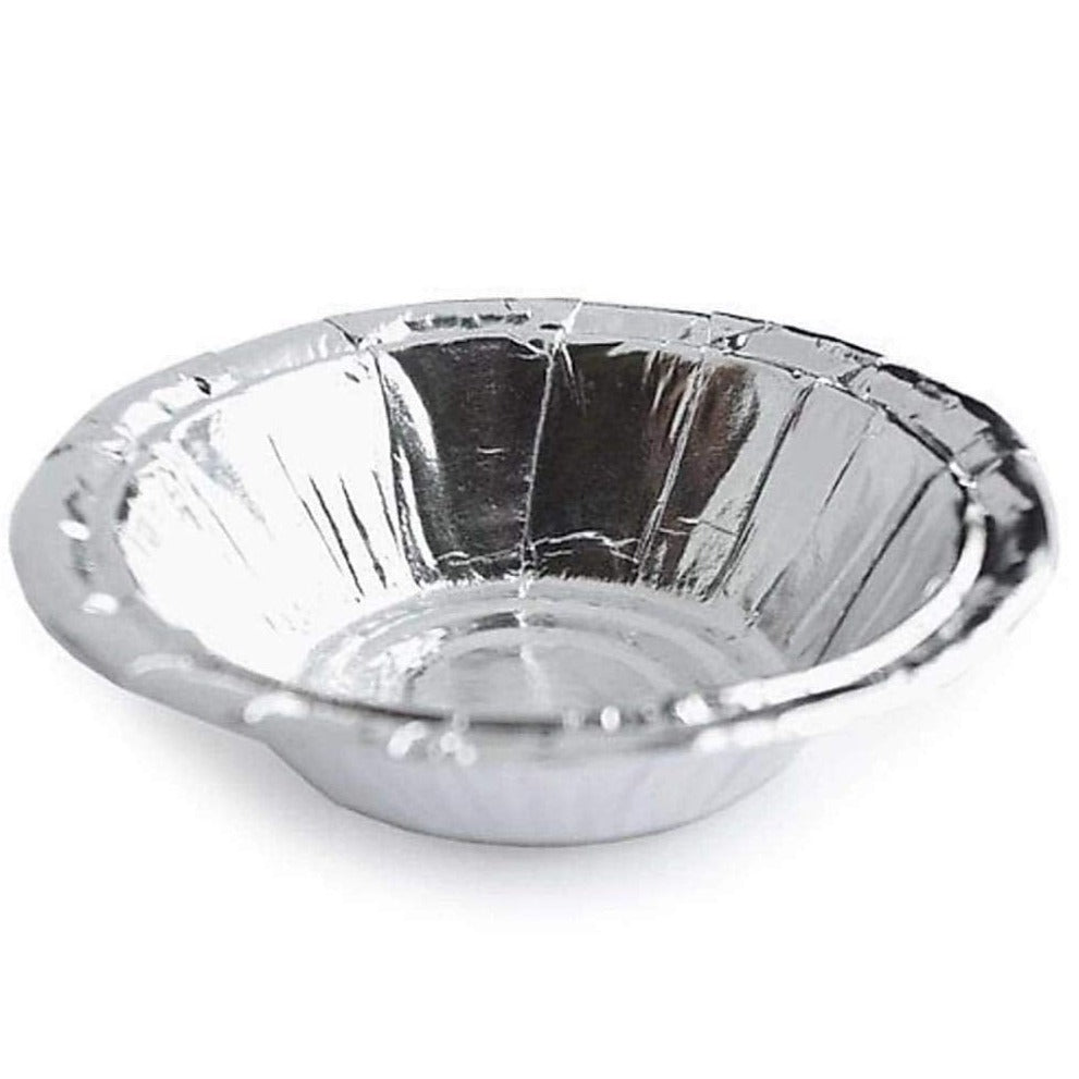 Disposable Silver Coated Aluminium Bowl Size-Medium for DIY/Home