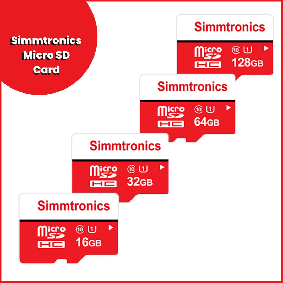 Simmtronics: Micro SD Card Class 10 Memory Card for Mobile / RPi