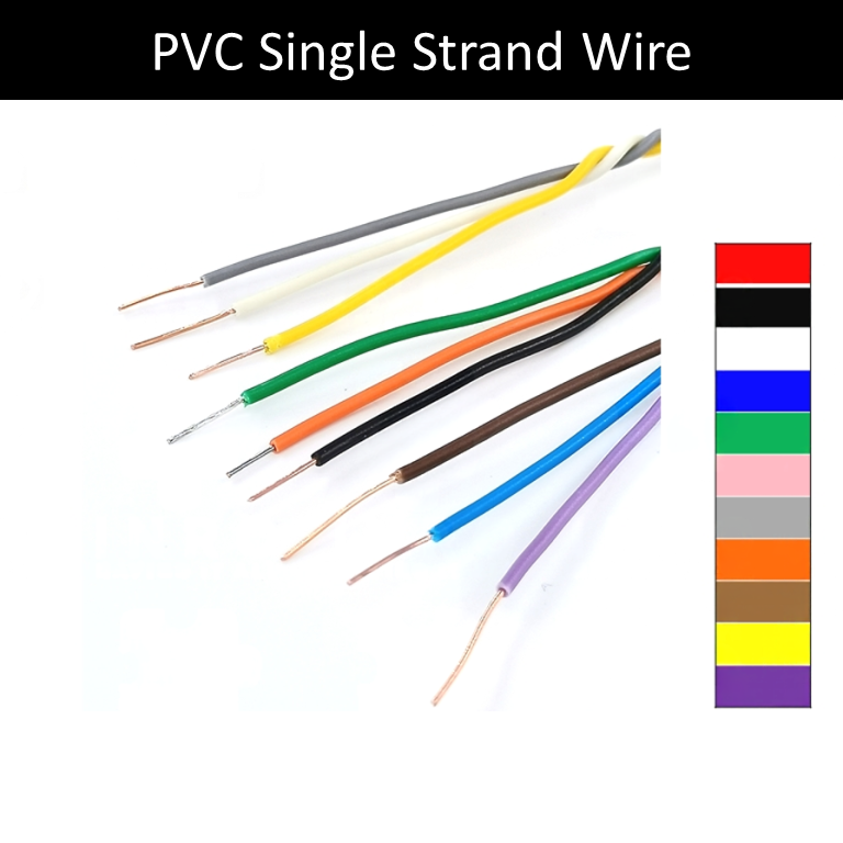 Premium Single-Stand Hook-Up Wire Bundle 92-Meters Roll