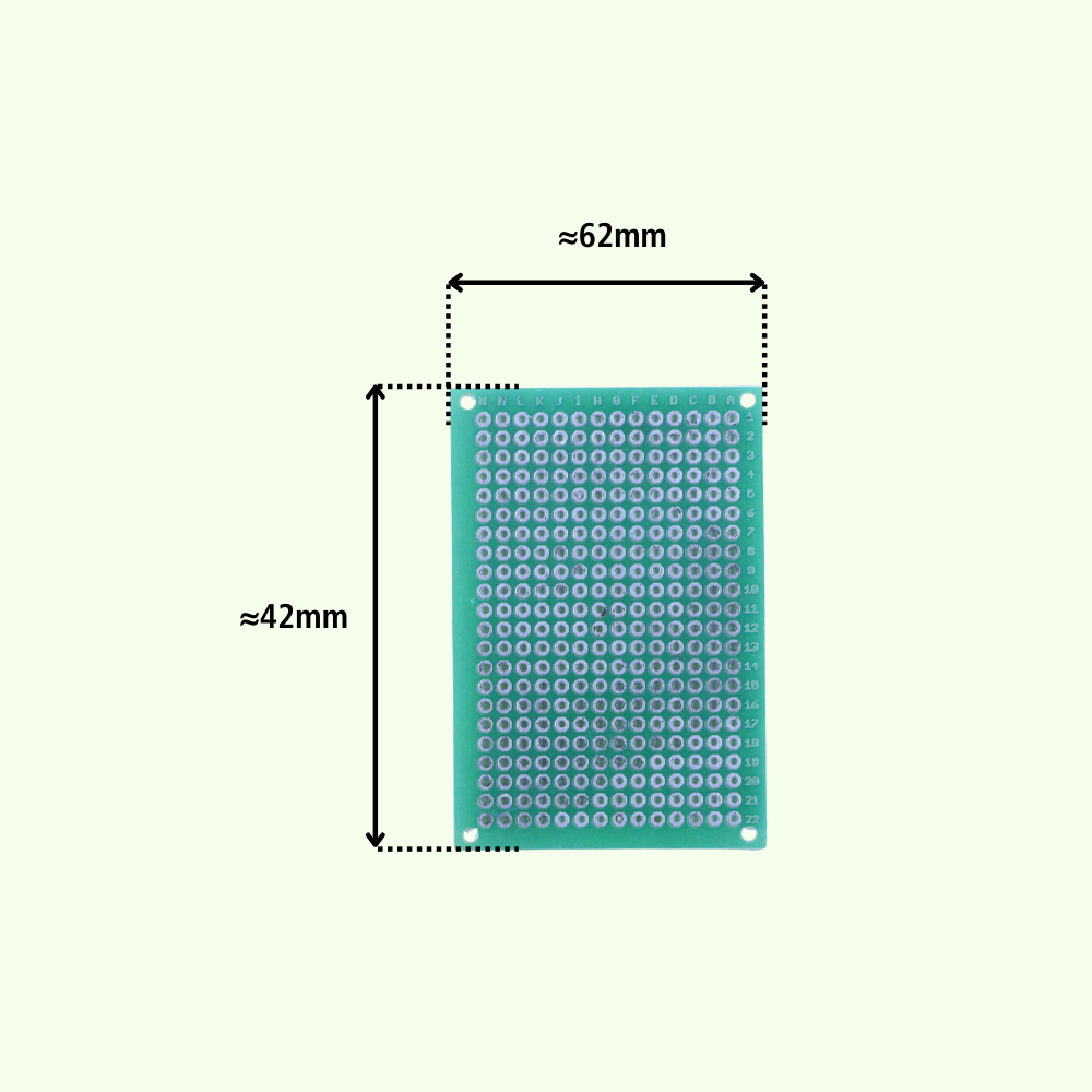 Single-Sided DOT PCB Universal Prototype Circuit Board