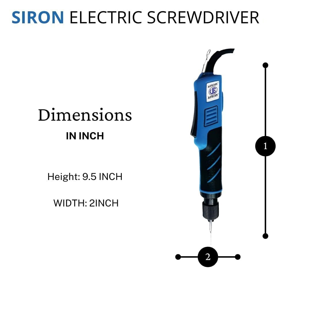 Siron: ESD 1400rpm Electric Screw Driver