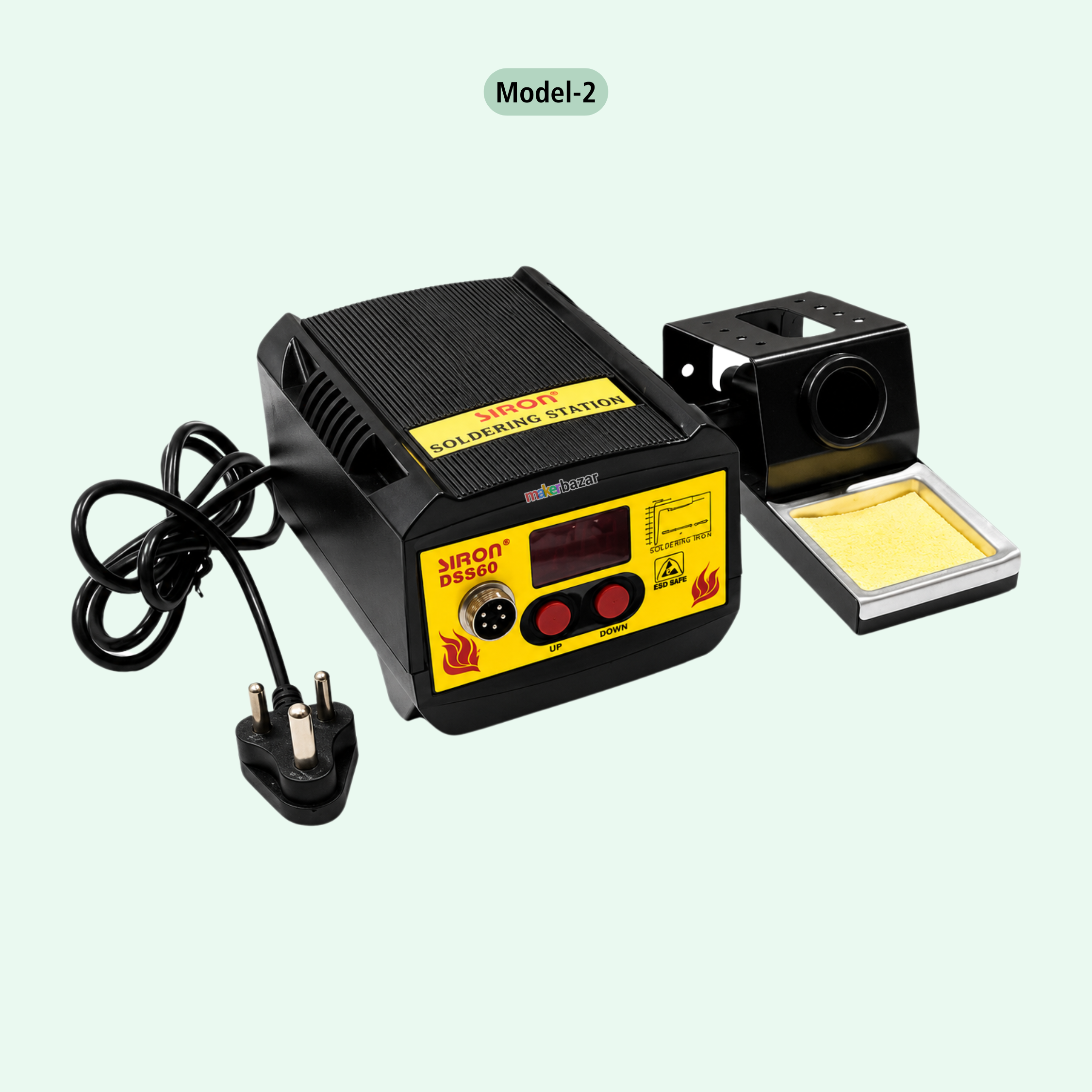 Siron: DSS60 Digital Temp Controlled Soldering 60W Soldering Station