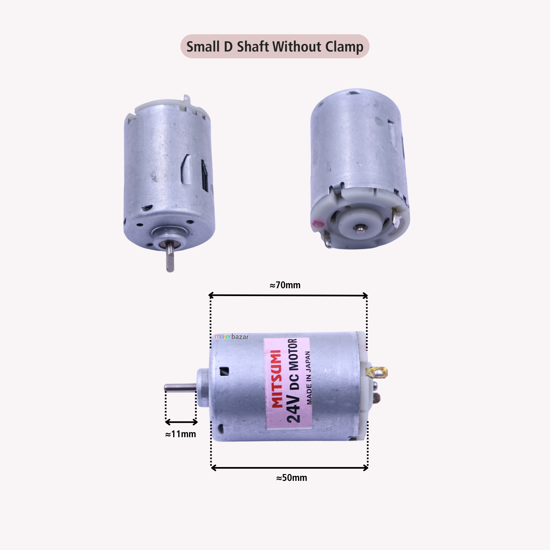 RS-545 High Speed 12VDC Motor