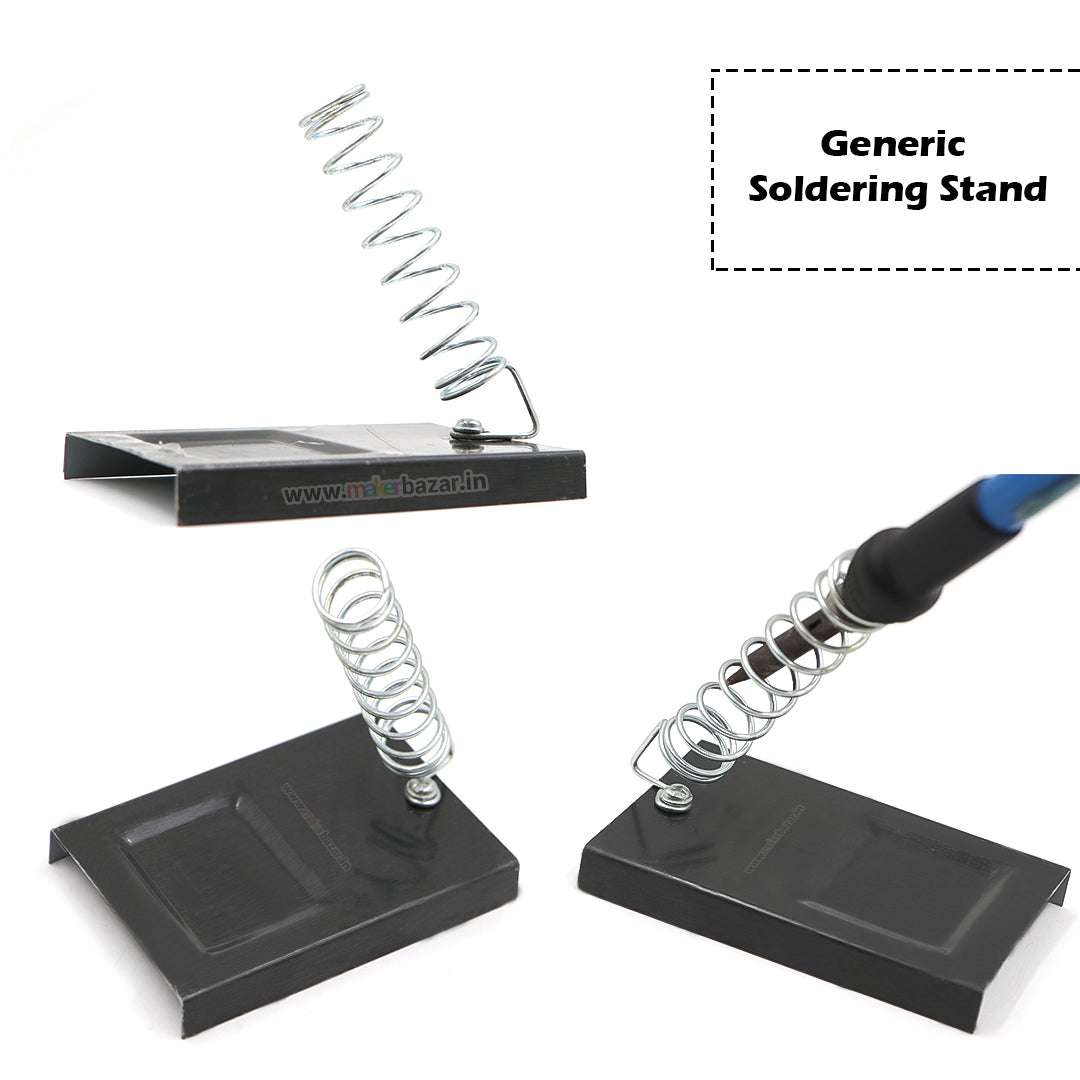 [Type 1]: Metal Soldering Iron Stand Blue/Black