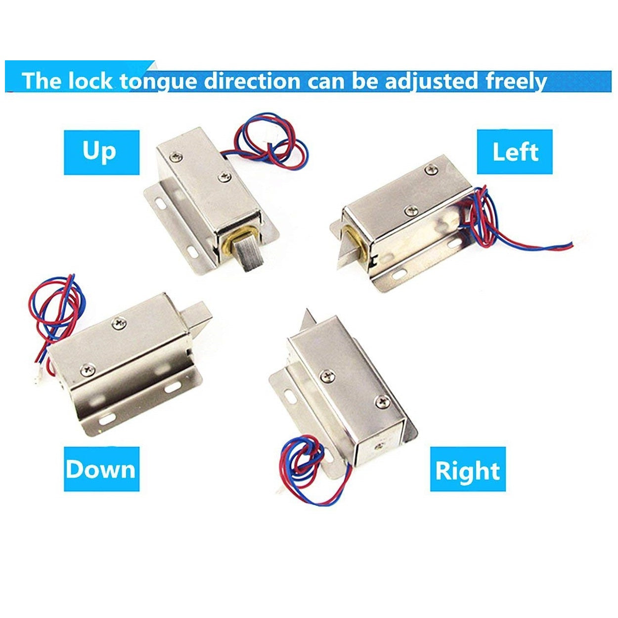 DC Cabinet Door Lock Electric Lock Assembly Solenoid