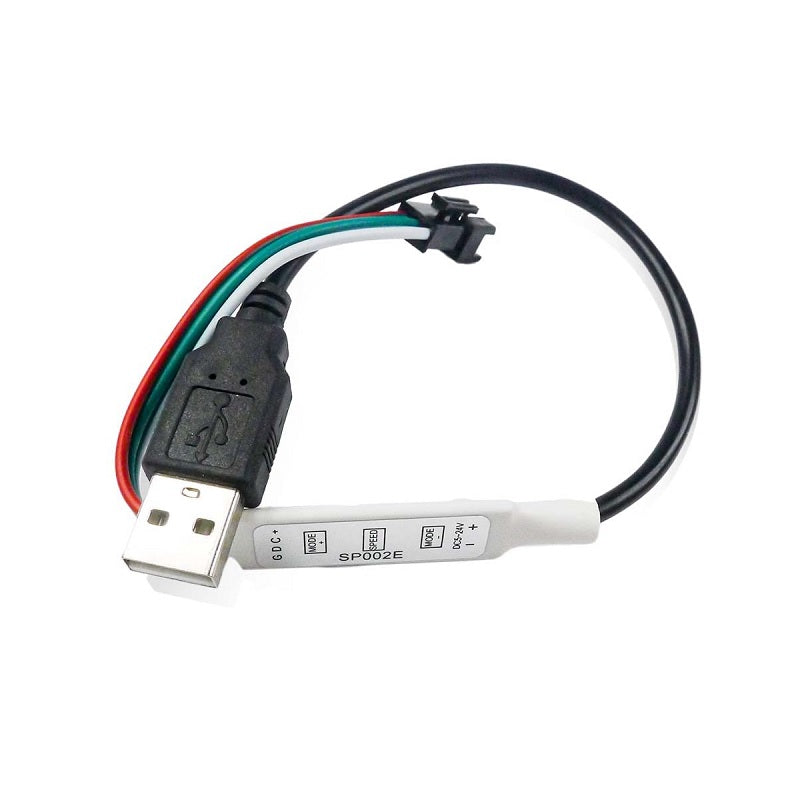 SP002E Pixel LED Controller WS2812 WS2811 Mini RGB LED Strip Controller - 2048 Pixels