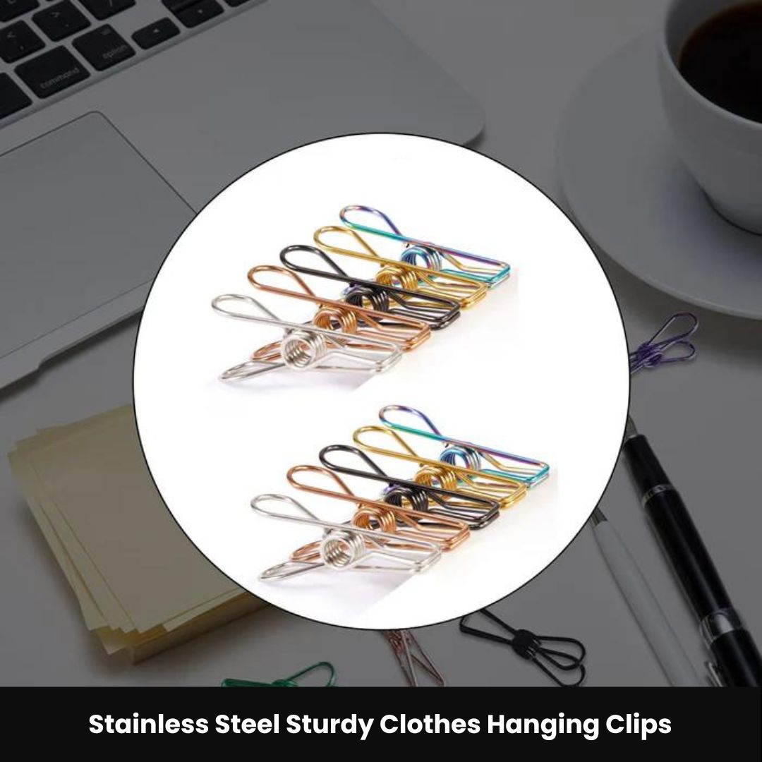 Stainless Steel Sturdy Clothes Hanging Clips