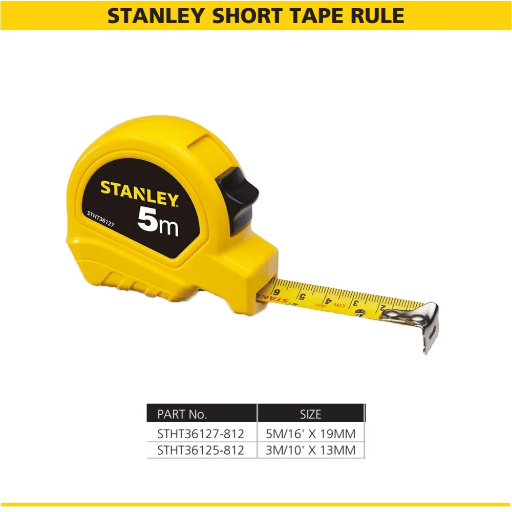 Stanley Short Measuring Tape with Lock