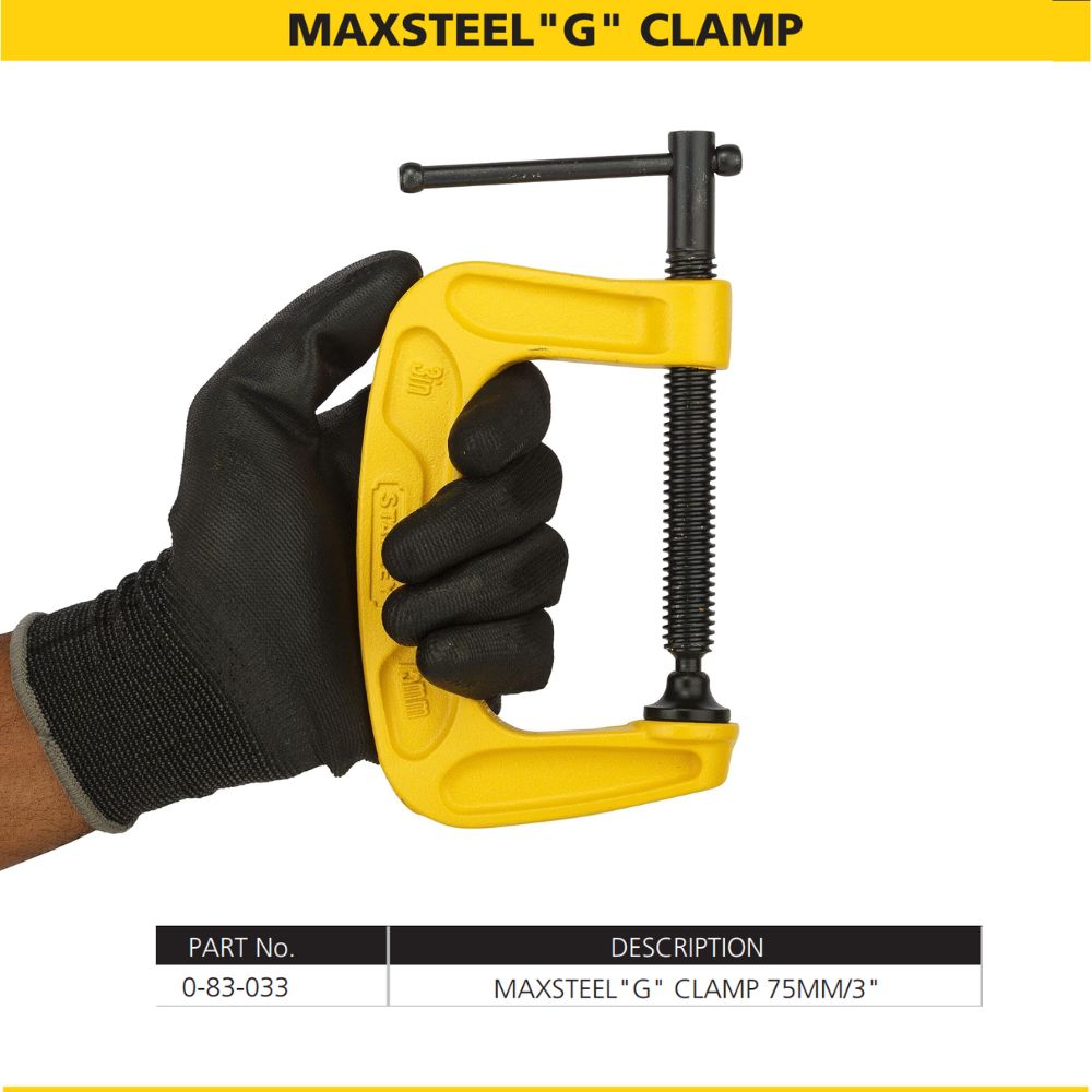 Stanley: Max Steel C-Clamps G-Clamp