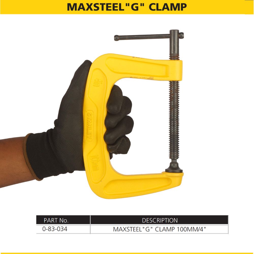 Stanley: Max Steel C-Clamps G-Clamp