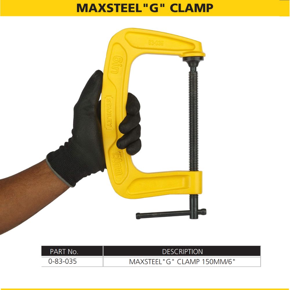 Stanley: Max Steel C-Clamps G-Clamp