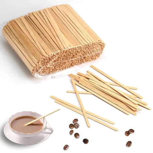 DIY Disposable Wooden Coffee Stirrer for ART & Craft